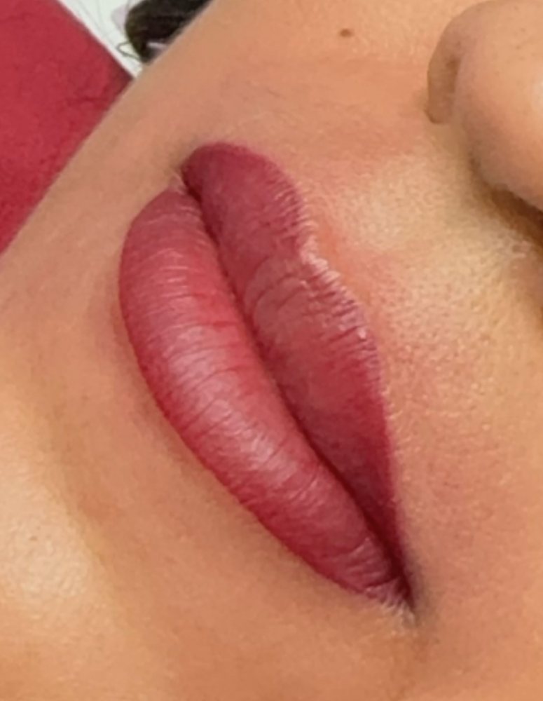 Berry permanent lip color